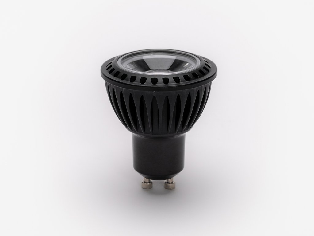 zarovka gu10 24V 4000K cerna