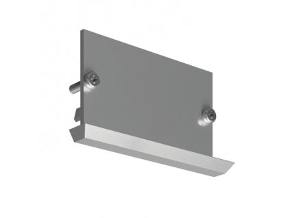 Záslepka KLUŚ SEKOMA pro LED hliníkové profily |stříbrná