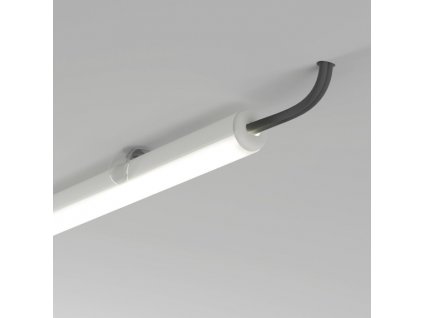 Záslepka s otvorem KLUŚ PIKO-O-OTW pro LED hliníkové profily |bíla
