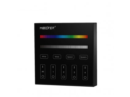 RF nástěnný ovladač pro RGB/RGBW řídící jednotky