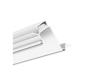 LED hliníkový profil KLUŚ DIPOKET |bílý lak