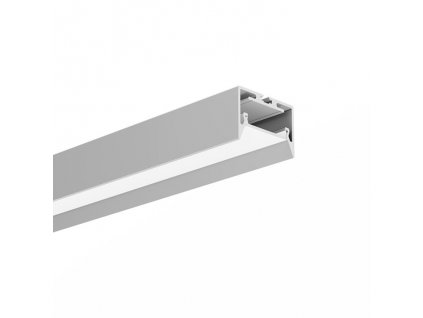 LED hliníkový profil KLUŚ GIZA-LL-ZMG |stříbrná anoda