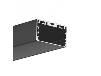 LED hliníkový profil KLUŚ LIPOD-50 |černá anoda