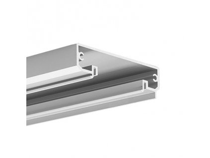 LED hliníkový profil KLUŚ TESPO |stříbrná anoda