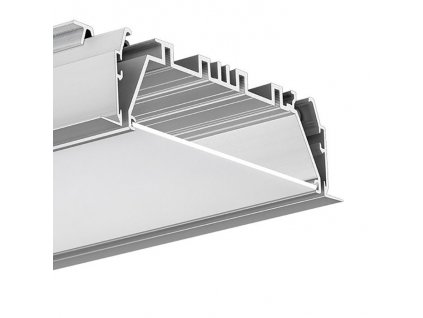 Systém LED hliníkových profilů do sádrokartonu MOD-KOL-100 |stříbrná anoda