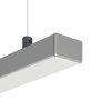 Záslepka KLUŚ GLAZA-LL pro LED hliníkové profily |stříbrná