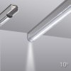 Difuzor KLUŚ LENSO-11R 10-90DEG pro LED hliníkové profily |čirý