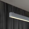 LED hliníkový profil KLUŚ 4050-W |stříbrná anoda