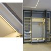 LED hliníkový profil KLUŚ 45-ALU |černá anoda