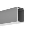 LED hliníkový profil KLUŚ BOX |stříbrná anoda
