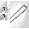 LED hliníkový profil KLUŚ GLAD-45 |stříbrná anoda