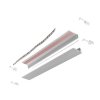 LED hliníkový profil KLUŚ KRAV-810 |stříbrná anoda