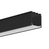 LED hliníkový profil KLUŚ LIPOD |černá anoda