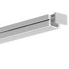 LED hliníkový profil KLUŚ PDS-4-PLUS |stříbrná anoda