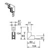 Spojka rohová pro přisazenou lištu H30 kopie 4