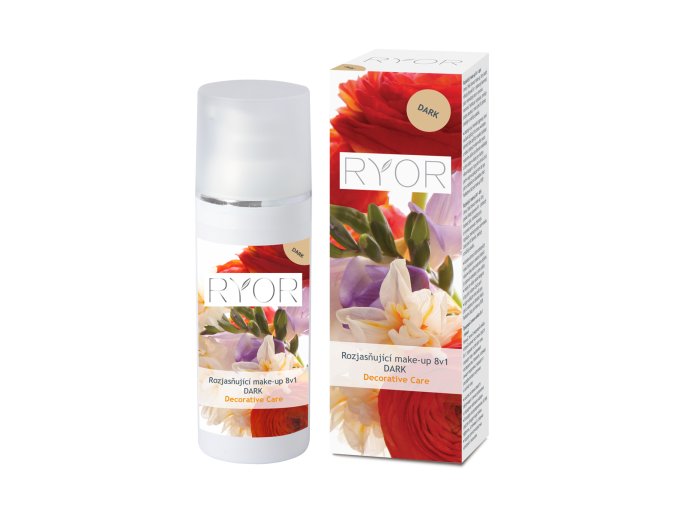 RYOR Rozjasňující make up 8v1 DARK 30 ml