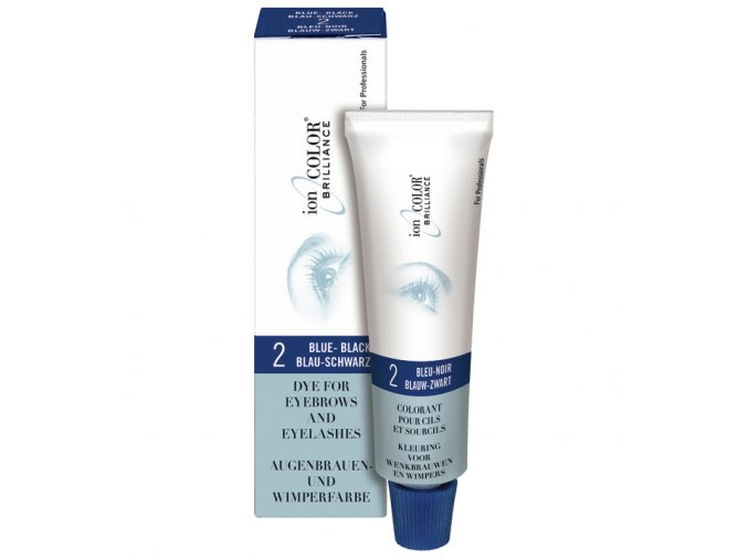 Barva na řasy a obočí ION COLOR N° 2 modročerná 15 ml
