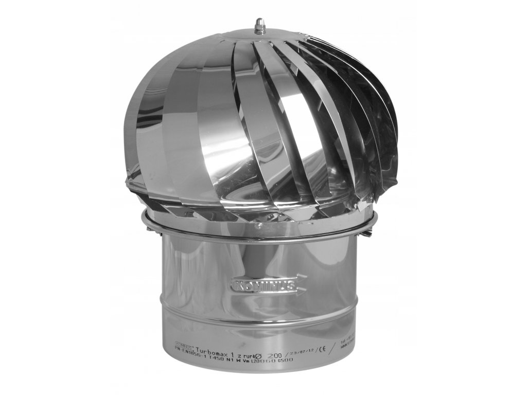 Komínová strieška, čiapka - Turbomax Rotačné upevnenie FI130 PL produktu_0