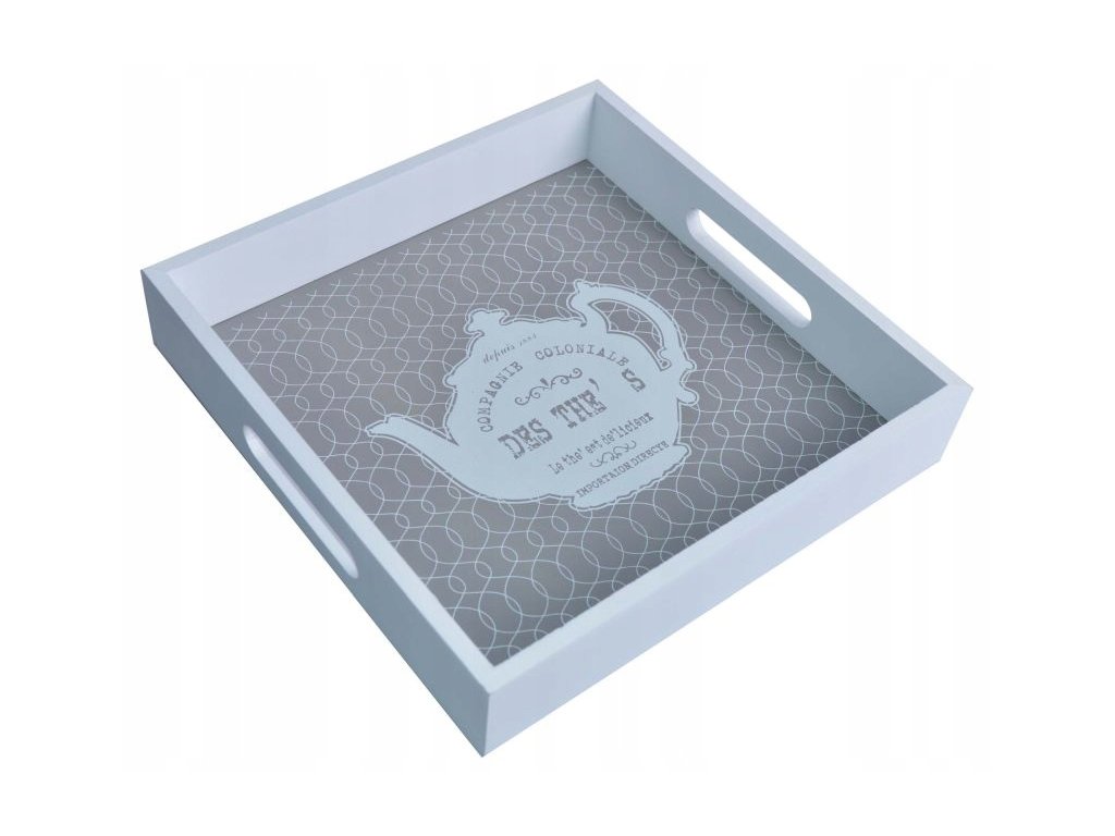 Zásobník drevených bude mať svoj tvar zásobníka vintage white_0