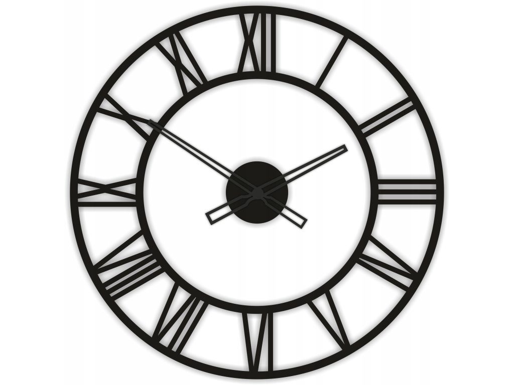 WALL CLOCK VINTAGE LOFT RETRO SILENT 3D 60CM W52_0
