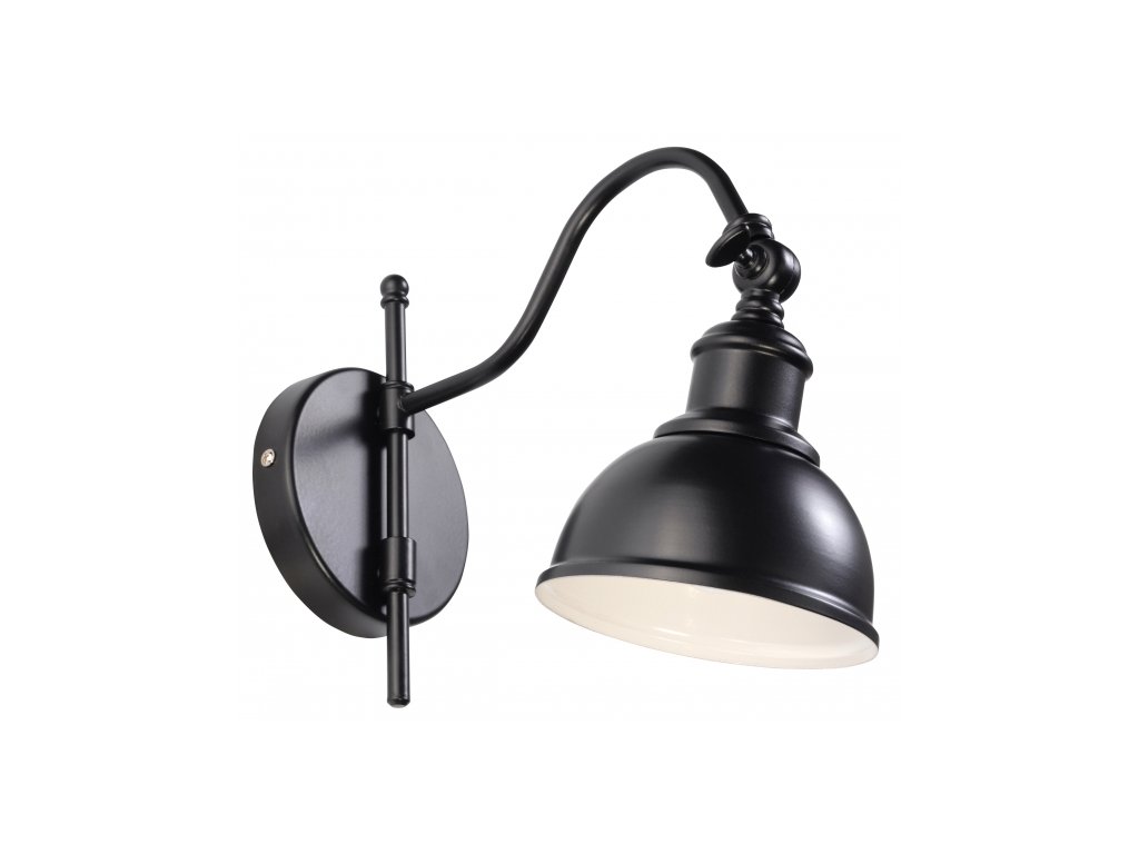 Sconce vintage black metal tieni, Solux Mare_0