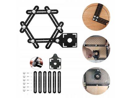 Multifunkčný uhol uhol uhla pravítko_0