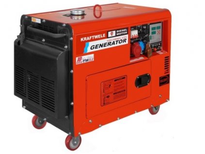 Elektrocentrála - Agregát Generator generátor 9.8kW Diesel Kraft_0