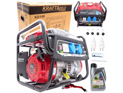 Elektrocentrála - Generátor výkon generátora 1500 W + olej_0