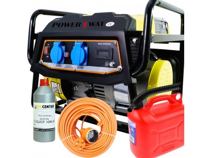 Elektrocentrála - Generátor elektrickej energie generátora 3 km 1400W KNI_0