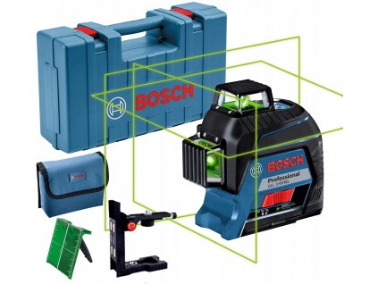 Krížový laser - Laserová úroveň BOSCH 3D 360 ° 12 Linky Zelená_0