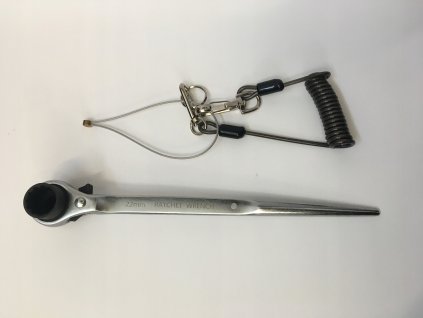 Lešenie - 19 / 22mm lešenársky kľúč s račňou_0