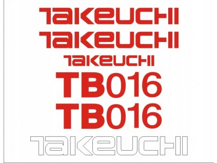 NÁLEPKY - TAKEUCHI TB016 + piktogramy_0