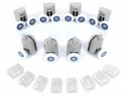 Sada 8 univerzálnych valčekov pre sprchovacie kabíny_0