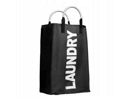 Skladacia taška na prádlo 40 L čierna_0