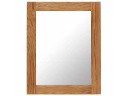 Zrkadlo, 40x50 cm, masívne dubové drevo_0