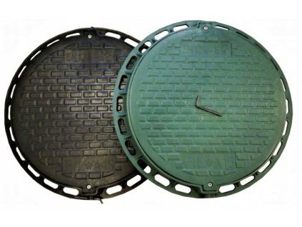 Lukáš 740 PE plastový poklop zelená_0