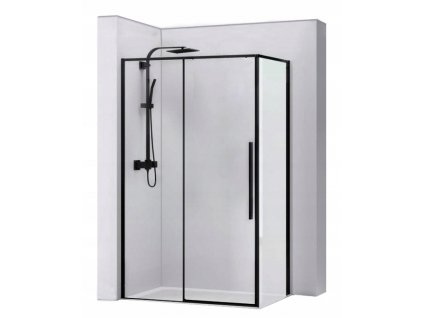 Sprchovací kút Rea Solar Black 90x120 cm_0