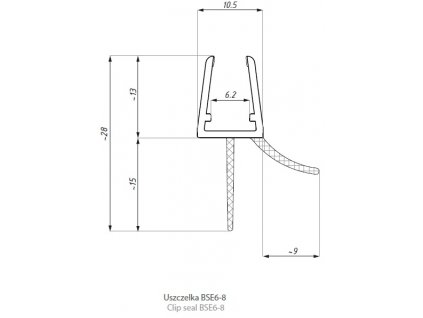 Tesnenie sprchového kúta 125cm BSE 6-8_0