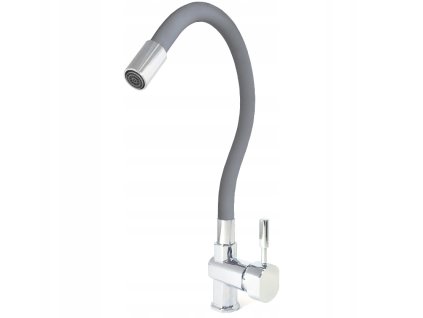 FLEX KUCHYNSKÝ MIEŠAČ FLEXIBILNÝ DREZOVÝ ŠEDÝ 360 °_0