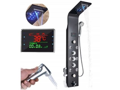 LED sprchový panel, vodopádová sprcha, hydromasáž_0