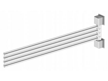 Nástenný držiak na uteráky 4 pohyblivé ramená_0