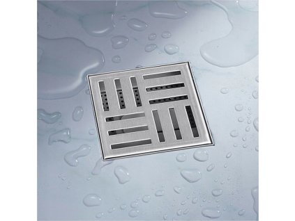 Štvorcový odtokový sprchový odtok 12x12_0