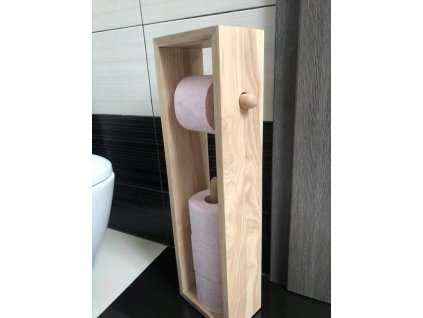 Drevený držiak na toaletný papier_0