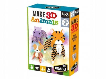 Headu Create 3D Animals 4-8 rokov Montessori