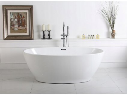 Biela akrylová voľne stojaca vaňa WG2576_4