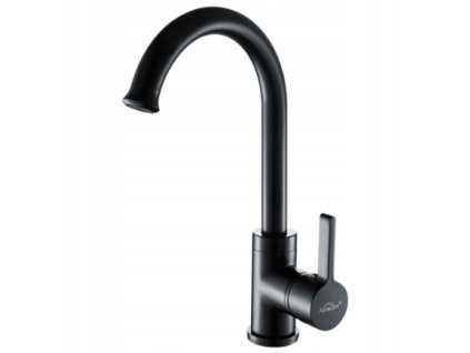 TAP KUCHYNSKÝ STROJ AURALUM ČIERNY OTOČNÝ_0