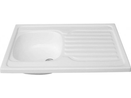 Drez 80x60 na skrinke BIELY jednokomorový + sifón_1