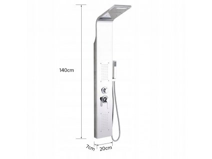 Sada sprchových panelov s dažďovou sprchou_0