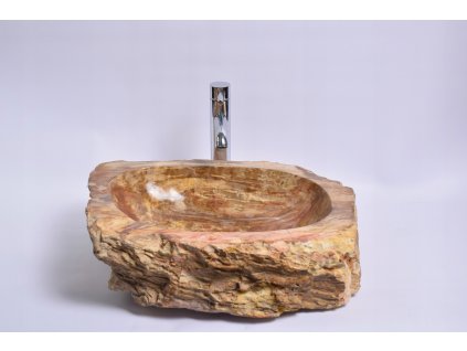 FOSILNÉ DREVO 50 Kamenné umývadlo na dosku JE_0