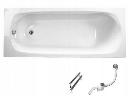 Akrylová rohová vaňa 150x70 + SIPHON + NOHY_0